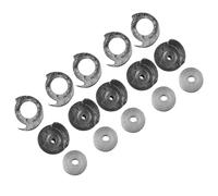 Support de canette de navette de bobine, 5 ensembles de pièces de patch de chaussures, machine de réparation, étuis de bobines de navette, accessoires pour la réparation de