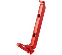 Support de canette en aluminium pour boissons de 330 ml, mécanisme de libération rapide sécurisé, résistant aux vibrations pour VTT, rouge (rouge)