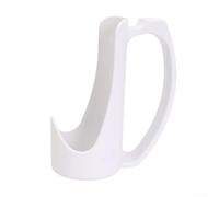 Support de canette léger avec prise en main confortable, parfait pour l'hydratation pendant toute activité (blanc)