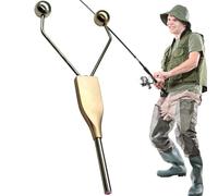 Support de canette pour Montage de Mouches, Support de Fil de canette pour Montage de Mouches,Porte-canette de pêche à la Mouche en Acier Inoxydable | Père Truite Attraper Bobine Outil pêcheur Gadget