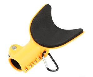 Support de canne à pêche ABS résistant aux chocs (jaune)