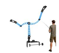 Support de canne à pêche - Angle réglable - Support de canne à pêche robuste pour bateau, surf, poisson-chat, rivière, lac, jetée, étang, pêcheurs, accessoires de voyage