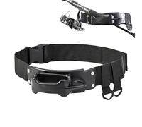 Support de Canne à pêche avec Ceinture Taille, Robuste, équipement Mains Libres réglable, Robuste pour Cannes, Accessoire d'extérieur Portable | Équipement amélioré Kayak Parfait,