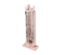 Support de canne à pêche avec montage sans perçage pour boîtes à leurres, conteneurs d'appâts et autres unités de rangement standard (rose)