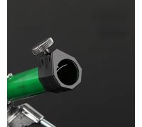 Support de canne à pêche avec pivot réglable et rondelle de verrouillage sécurisée, construction en alliage d'aluminium avec piquet à double broche pour une stabilité fiable (C)