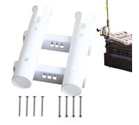 Support de canne à pêche avec vis - Support de rangement pour bateau, remorque, yacht, kayak, refroidisseur, sport, extérieur, garage