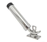 Support de canne à pêche en acier inoxydable 304 pour bateaux avec pivot à 360° et inclinaison à 90°, support de pont réglable avec support amovible pour économiser de l'espace, support de canne à