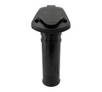 Support de canne à pêche encastré avec couvercle rabattable pour bateau, kayak, accessoire de pêche professionnel avec capuchon