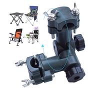 Support de canne à pêche portable - Support réglable pour chaise parapluie pour pêcheurs, accessoires d'équipement de pêche pour homme et femme, équipement de pêche léger et durable