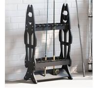 Support de canne à pêche pour 16 cannes à pêche noir