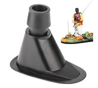 Support de canne à pêche pour bateaux, support de canne à pêche | Kit de montage double diamètre pour le rangement pour bateaux pneumatiques, pontons, kayaks de mer, canoës et bateaux à rames