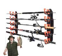 Support de canne à pêche pour garage, support de canne à pêche de garage | Support de murs de garage du garage du garage | Montage horizontal à libération rapide à libération rapide pour Kayak Beach a