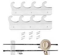 Support de canne à pêche pour le rangement du garage, suspension de barre en acrylique - Support mural en acrylique | Pour garage, cave, pagaie de kayak,