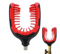 Support de Canne à Pêche pour Talon,Support de Fût pour Trépied - Portable Antidérapant en U Extérieur Lac Eau Douce
