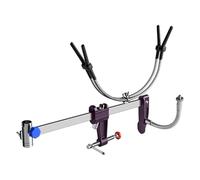 Support de canne à pêche professionnel pour pêche au flotteur offrant trois designs concentrés, guide traditionnel minuscule et roue à eau pour des approches de pêche spécifiques, support d'hameçon