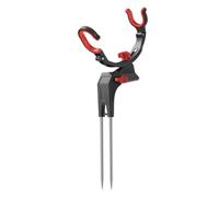 Support de Canne à Pêche Réglable à 360 Degrés Acier Inoxydable | Maintien Stable, Protège la Finition du Matériel, Format Compact, Adapté aux Berges Boueuses, Sable et Lacs