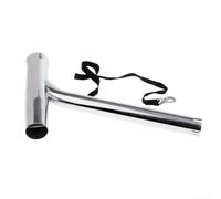 Support de canne à pêche robuste de qualité marine fabriqué en acier inoxydable 316 pour installation de pont de bateau avec pied incliné