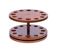 Support de canne à pêche rond à 12 fentes - Support rotatif à 360° en bois pour canne à pêche rotative et canne à pêche de surf