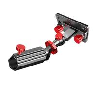 Support de canne à pêche rotatif à 360 ° - Supports de réparation pour chaise de pêche/Tackle Box Mount - Réglable - Snapfix - Supports en aluminium