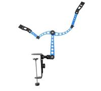 Support de canne à pêche - Support à angle réglable pour un support stable de mât, support en aluminium robuste avec base antidérapante, support de canne portable pour bateau, rivage, plage, quai