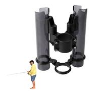 Support de canne à pêche | Support de canne à pêche au sol | Support au sol, perche, organisateur de canne portable, pliable pour 3 cannes, garage, yachts de mer