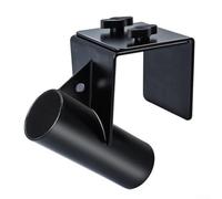 Support de canne à pêche sur glace mains libres pour traîneau - Support de canne à pêche réglable en métal de 6,7 cm pour la pêche par temps froid, s'adapte à la plupart des luges multi-usages