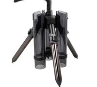 Support De Canne À Pêche Vertical - Support De Canne À Trépied, De Montage Au Sol | Organisateur De Cannes À Pêche Portable, Suport Pliable pour 3 Cannes À Pêhe, Rangement De Garage, Yachts