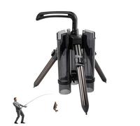 Support De Canne À Pêche Vertical - Support De Canne À Trépied, De Montage Au Sol | Organisateur De Cannes À Pêche Portable, Suport Pliable pour 3 Cannes À Pêhe, Rangement De Garage, Yachts