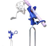 Support De Canne À Terre | Organisateur Avec Rotation 360 Degrés | Pour Aventures Nocturnes Poisson-Chat Perche Plage