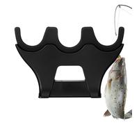 Support de Canne magnétique, de pêche Portable, Rangement de poteaux de 5,8 x 3,7 x 1,3 Pouces avec 3 emplacements, Organisateur de supportmultifonctionnel, de véhicule avec Aimant PU