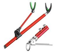 Support de canne | Support Durable En Acier Inoxydable Pour Canne,Équipement De Quai Bateaux Eaux Douce Riva Lac