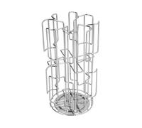 Support de capsule de café rotatif à 360° - AKOZON - Gris - Compatible Tassimo - 64 dosettes