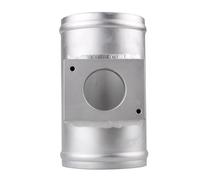 Support de capteur de débit d'air Support de capteur débit d'air 63/70/76mm, Base débitmètre for adaptateur compteur d'admission, supports Turbo 2.5 "2.75"(70mm silver)