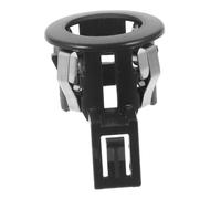 Support de Capteur de Stationnement Arrière Noir en Plastique et Fer | Cadre pour Trou de Pare-chocs, Compatible Plusieurs Modèles, Fixation Anti Desserrage, Véhicule et Marche Arrière