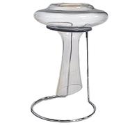 Support de carafe à vin : séchoir à carafe en verre de 30 cm, support équilibré pour tasses, étagère d'affichage avec revêtement en caoutchouc souple | Scénario d'organisateur de séchage à l'ai