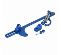 SUPPORT DE CARBURATEUR POUR CÂBLE D'ACCÉLÉRATEUR EN ALUMINIUM BILLETTE QUALITÉ SUPÉRIEURE RÉSISTANCE À LA CORROSION À HAUTE TEMPÉRATURE RESSORTS À DOUBLE RETOUR RÉGLABLES (Bleue)