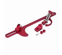 SUPPORT DE CARBURATEUR POUR CÂBLE D'ACCÉLÉRATEUR EN ALUMINIUM BILLETTE QUALITÉ SUPÉRIEURE RÉSISTANCE À LA CORROSION À HAUTE TEMPÉRATURE RESSORTS À DOUBLE RETOUR RÉGLABLES (Rouge)