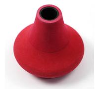 Support de cardan pour canne à pêche avec coussinet de choc en EVA, conçu pour la pêche en mer et en bateau, offre une prise en main confortable et une absorption efficace des chocs (rouge)