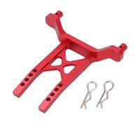 Support de carrosserie arrière RC en métal, Hauteur réglable, Coque en Alliage d'aluminium pour véhicule RC Traxxas LaTrax Teton 1/18 76054-1 (Rouge)