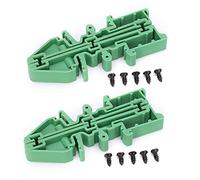 Support de Carte Circuit, Set de 2 Supports C45 pour Rail DIN, Accessoires de Montage avec Vis - Installation Facile, Structure Stable, Usage Durable
