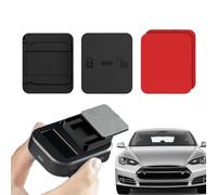 Support de carte de péage détachable pour pare-brise - Support de carte de péage sécurisé - Accessoires de véhicule faciles à installer - Fixation adhésive réutilisable pour pare-brise de voitures et