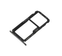 Support De Carte Double Sim Et Micro Sd Oem De Remplacement Pour Huawei Mate 20 Lite ¿ Noir