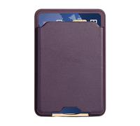 Support de carte pour téléphone - Attachez sur la poche en cuir PU, design portable léger | Portefeuille de téléphone adhésif stable, organisateur de stockage slim pour cartes, ID, espèces, compat