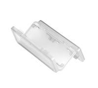 Support de cartouche de jeu compact, blanc, Beauté de masse | Étui rigide à fente unique pour le transport de médias de rechange, l'organisation du bureau, l'emballage de transport et