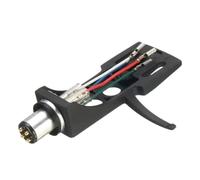 Support de cartouche phonographe en aluminium avec fil de couleur pour tourne-disques, accessoire de support de stylet précis
