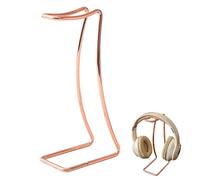 Support De Casque, Accessoires Bureau Pour Casque Audio, Universel, Alliage d'Aluminium, Pour Toutes Les Tailles d'Écouteurs, Support Pour Over Ear Et Gaming, Convient Pour Table, Vitrine, Rose