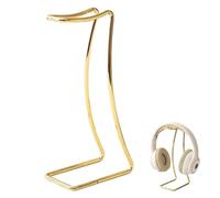 Support De Casque, Accessoires Bureau Pour Casque Audio, Universel, Alliage d'Aluminium, Pour Toutes Les Tailles d'Écouteurs, Support Pour Over Ear Et Gaming, Convient Pour Table, Vitrine, Or