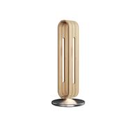 Support de casque anti-rayures en bambou et aluminium pour casque d'écoute, support de rangement pour écran d'art de bureau - A