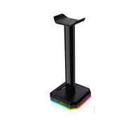 Support de casque de jeu Redragon HA300, sangle de support en aluminium avec éclairage RVB et base en