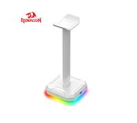Support de casque de jeu Redragon HA300, sangle de support en aluminium avec éclairage RVB et base en